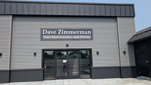 The district office of State Representative Dave Zimmerman in Reinholds, Pennsylvania